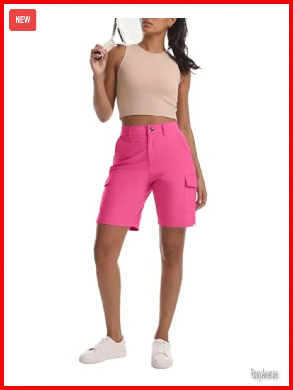 Women's Lightweight Quick Dry Cargo Hiking Shorts with Pockets
